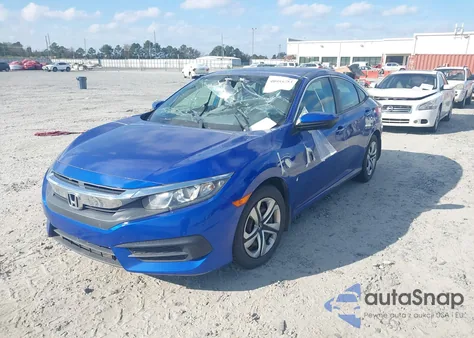 2017 Honda Civic Lx из США, поврежденный, VIN 19XFC2F5XHE050651